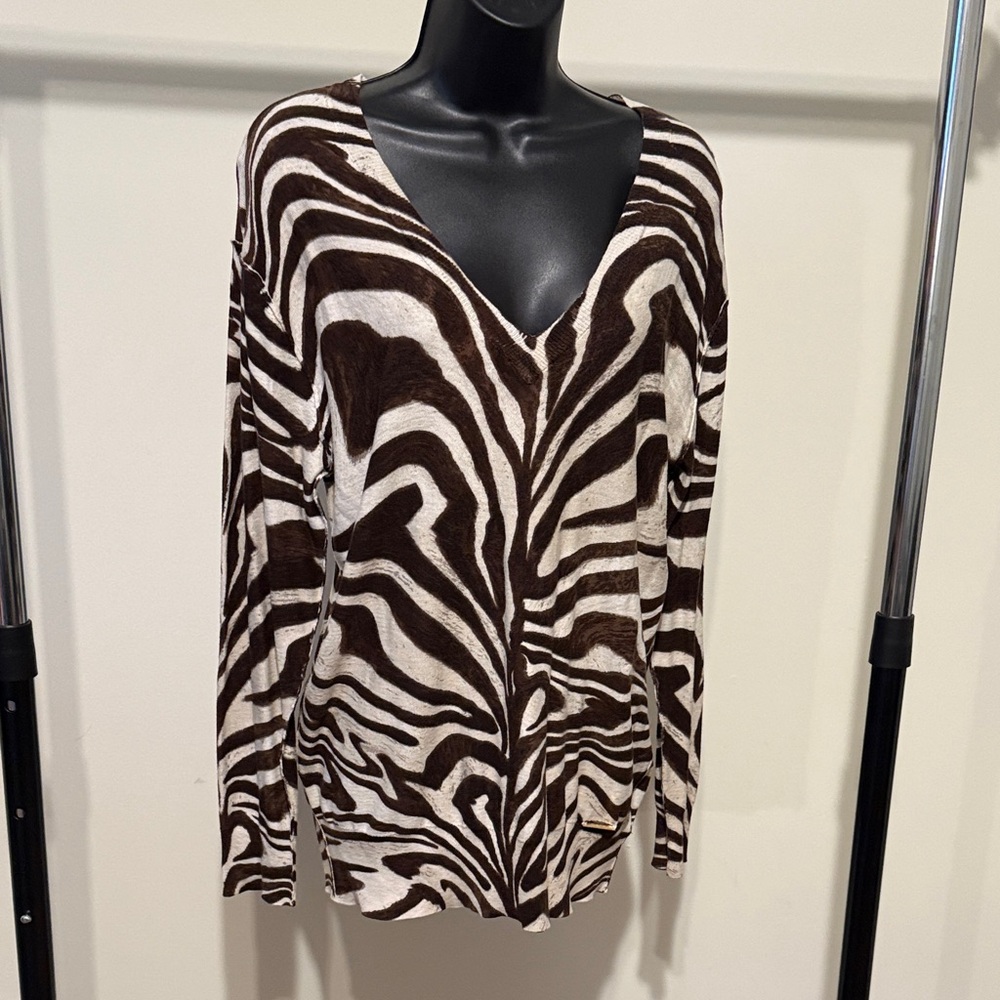MICHAEL Michael Kors Zebra sweater